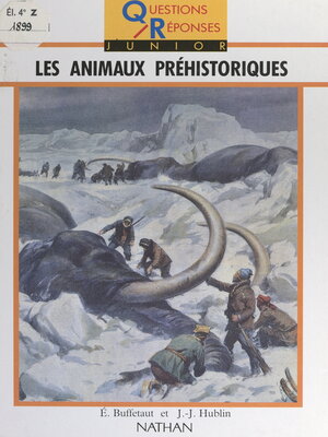 cover image of Les animaux préhistoriques